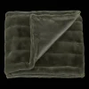 New Green Cougar Faux Fur Throw Decorative Throws & Blankets
