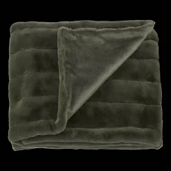 New Green Cougar Faux Fur Throw Decorative Throws & Blankets