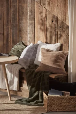 New Green Cougar Faux Fur Throw Decorative Throws & Blankets