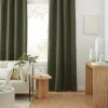 Discount Green Dion Blackout Curtain Sheer Curtains & Window Sheer Panels|Blackout Window Curtains