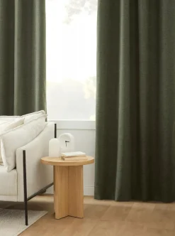 Discount Green Dion Blackout Curtain Sheer Curtains & Window Sheer Panels|Blackout Window Curtains