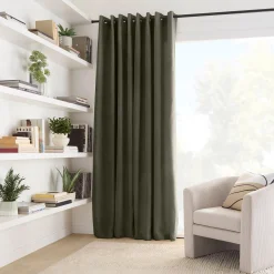 Best Green Emile Panel Curtain Sheer Curtains & Window Sheer Panels|Room Darkening & Light Filtering Curtains