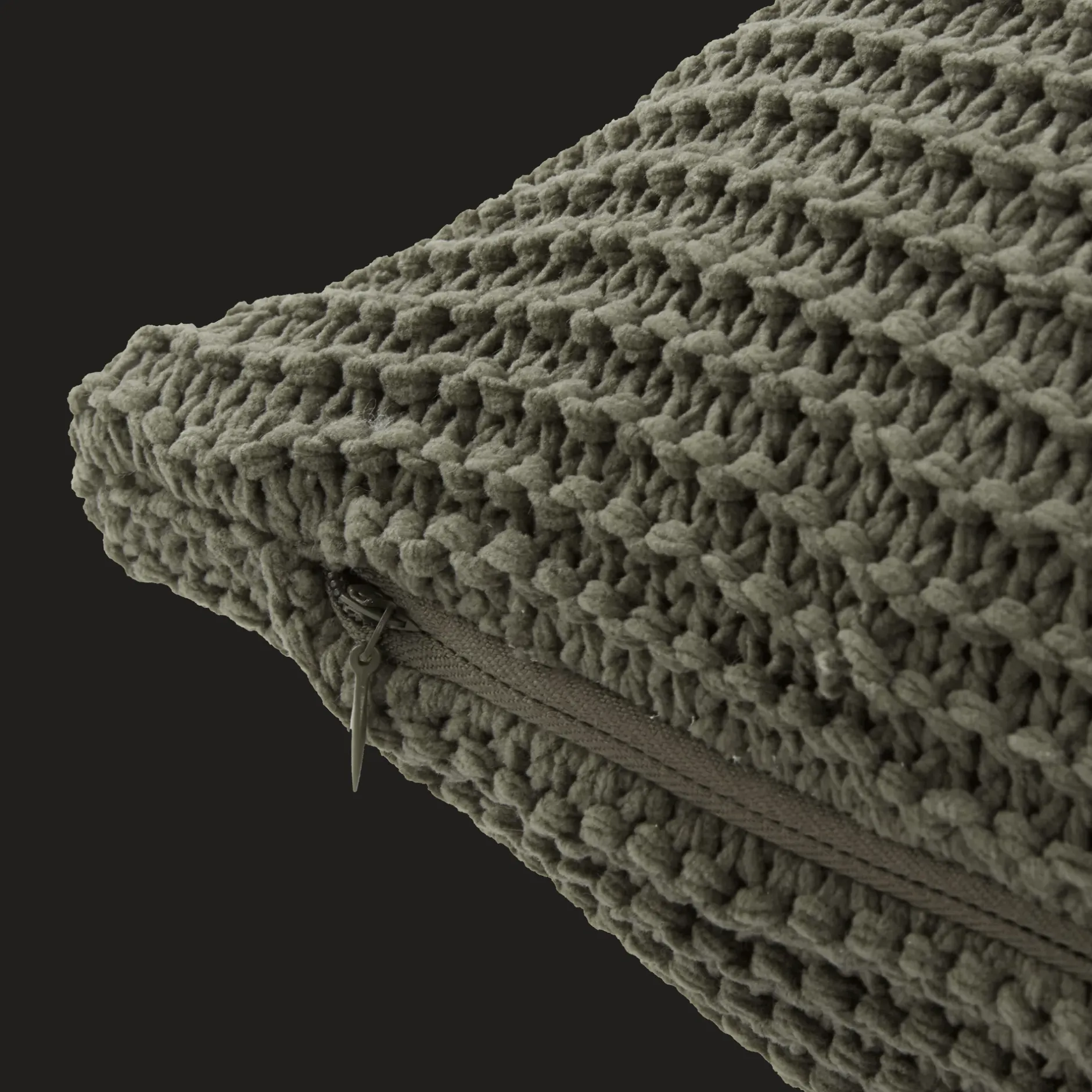 New Green Lonny Knit Throw Pillow Decorative Throw Pillows