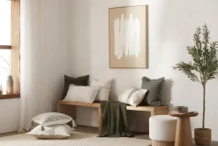 Outlet Green Lonny Woven Throw Decorative Throws & Blankets