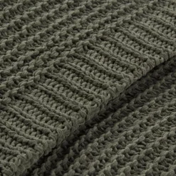 Outlet Green Lonny Woven Throw Decorative Throws & Blankets