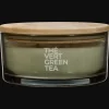 Discount Green Tea Candle with Wooden Lid Candles & Candle Stick Holders