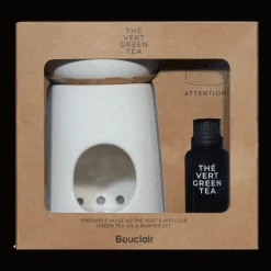 Outlet Green Tea Oil Burner Gift Set Candles & Candle Stick Holders