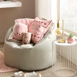 Online Greenery in Pink Ribbed Vase Junior Decorative Accessories