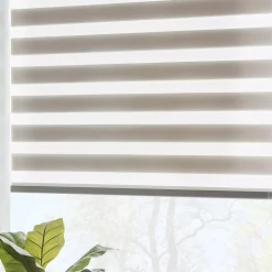 Clearance Grey Cordless Sheer Shade Window Blinds & Shades
