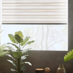 Clearance Grey Cordless Sheer Shade Window Blinds & Shades