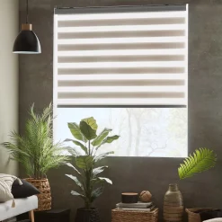 Clearance Grey Cordless Sheer Shade Window Blinds & Shades