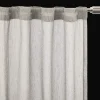 Sale Grey Eneca Back-Tab/Rod-Pocket Curtain Sheer Curtains & Window Sheer Panels