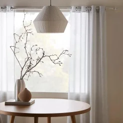 Discount Grey Merlot Sheer Curtain Sheer Curtains & Window Sheer Panels