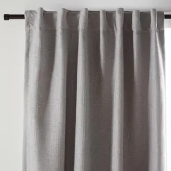 Hot Grey Mullins Blackout Back-Tab Curtain Sheer Curtains & Window Sheer Panels|Blackout Window Curtains