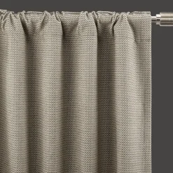 Outlet Grey Ortega Blackout Back-Tab Curtain Sheer Curtains & Window Sheer Panels|Blackout Window Curtains