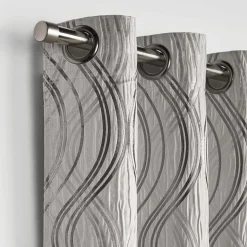 Outlet Grey Prato Panel Curtain Sheer Curtains & Window Sheer Panels|Room Darkening & Light Filtering Curtains