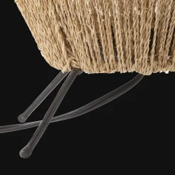 Discount Hemp Rope Tube Floor Lamp Floor Lamps