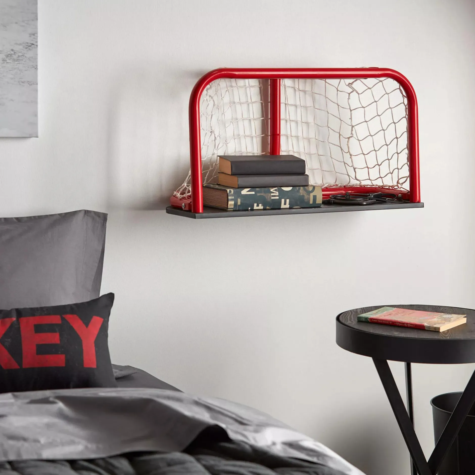 Outlet Hockey Net Shelf Junior Wall Decor & Mirrors