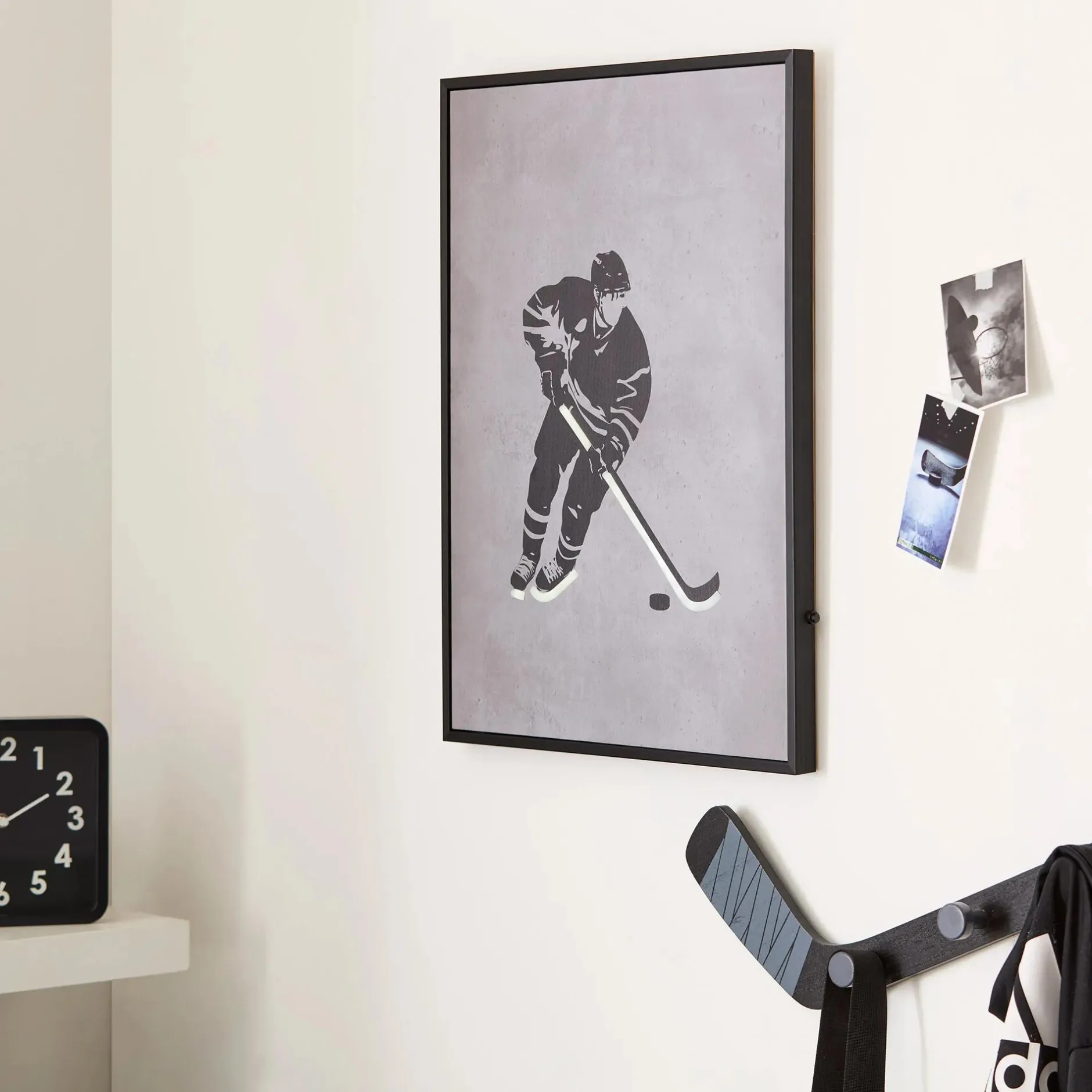 Hockey Player LED Wall art Junior Wall Decor & Mirrors