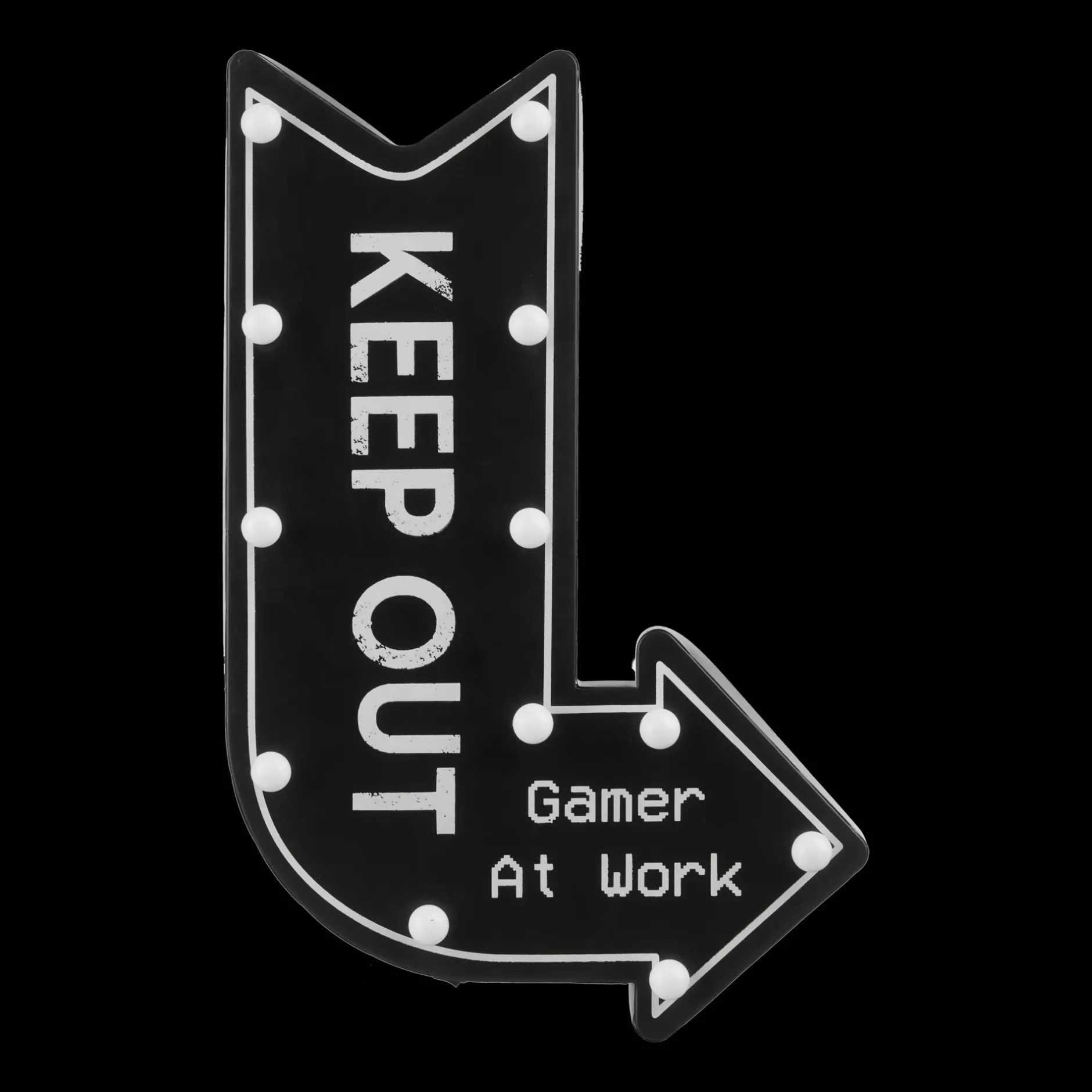 Outlet Illuminated Keep Out Sign Junior Wall Decor & Mirrors