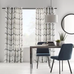 Clearance Indigo Olsson Panel Curtain Sheer Curtains & Window Sheer Panels|Room Darkening & Light Filtering Curtains