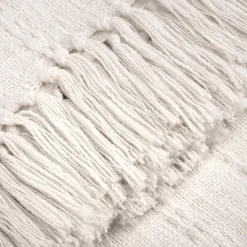 Best Ivory Myruna Throw Decorative Throws & Blankets