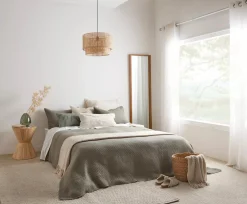 Best Ivory Myruna Throw Decorative Throws & Blankets