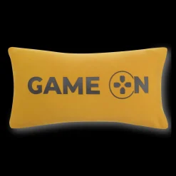 Best Jaron Game On Mustard Lumbar Throw Pillow Junior Throw Pillows