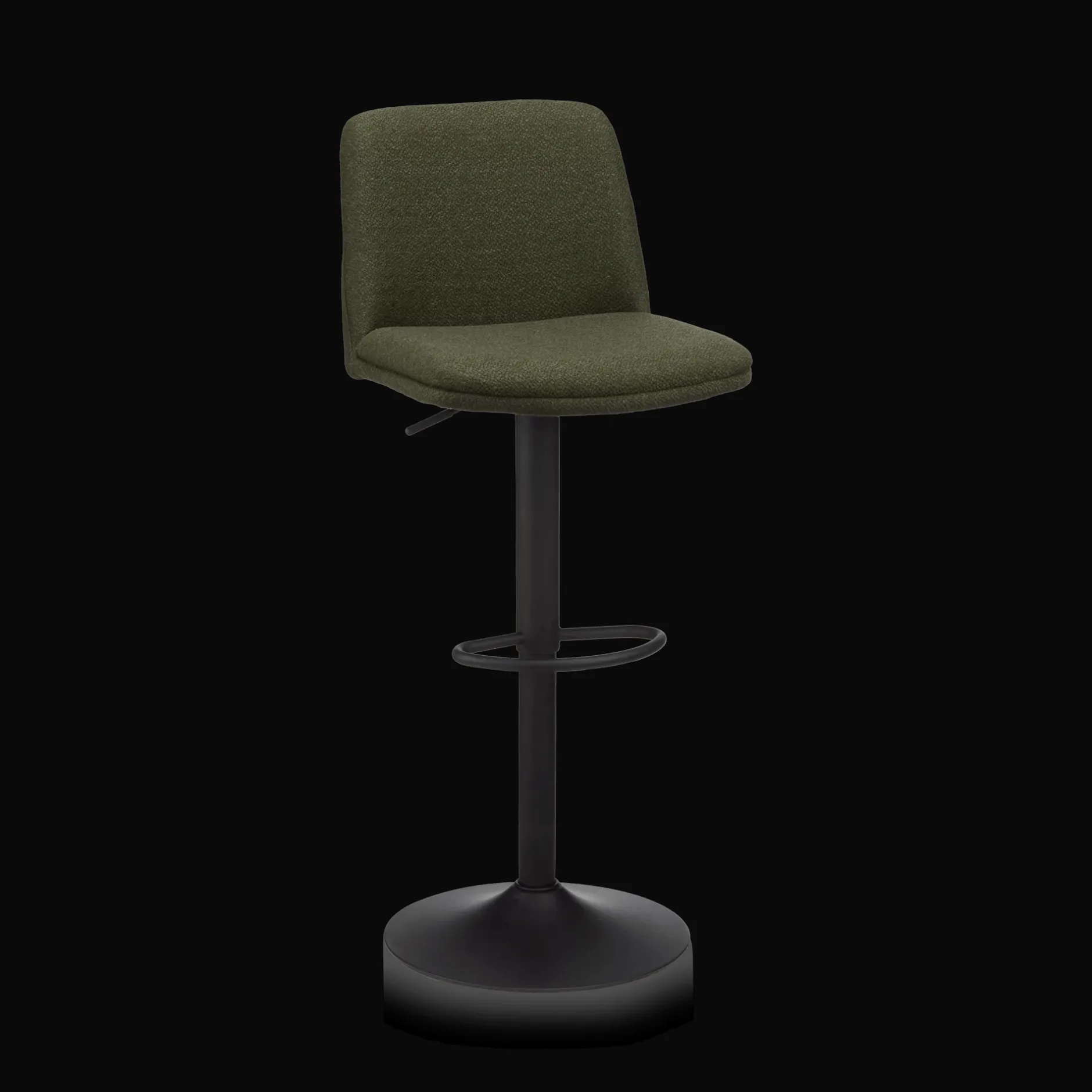 New Khaki Fabric and Metal Adjustable Bar Stool Bar & Counter Stools|Modern Bar & Counter Stools