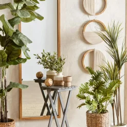 New Large Fiddle-Leaf Fig Potted Floor Plant Branches|Artificial Flowers