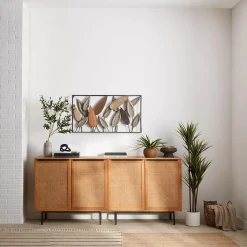 Leaf Wood & Metal Wall Art Wall Decorations