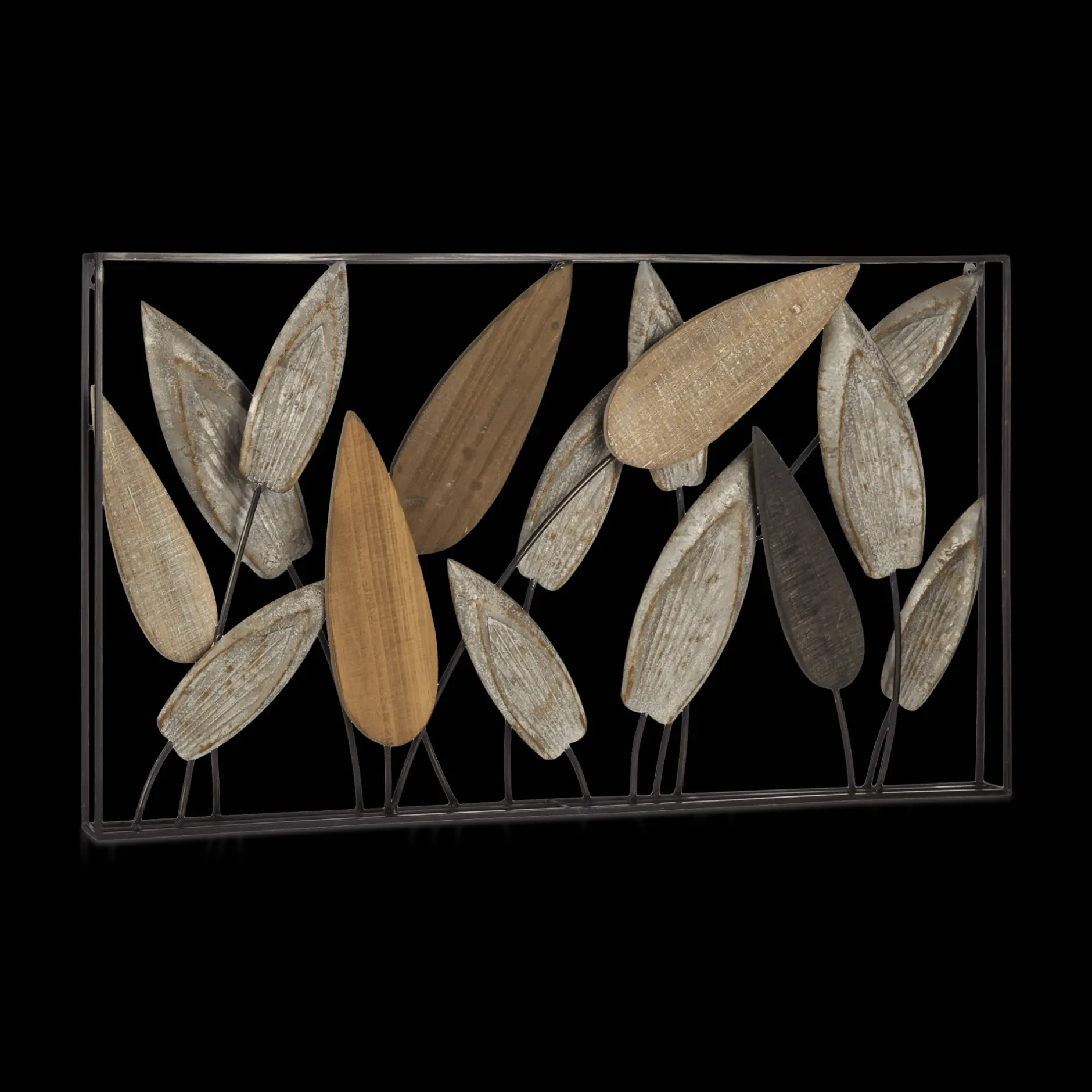 Leaf Wood & Metal Wall Art Wall Decorations