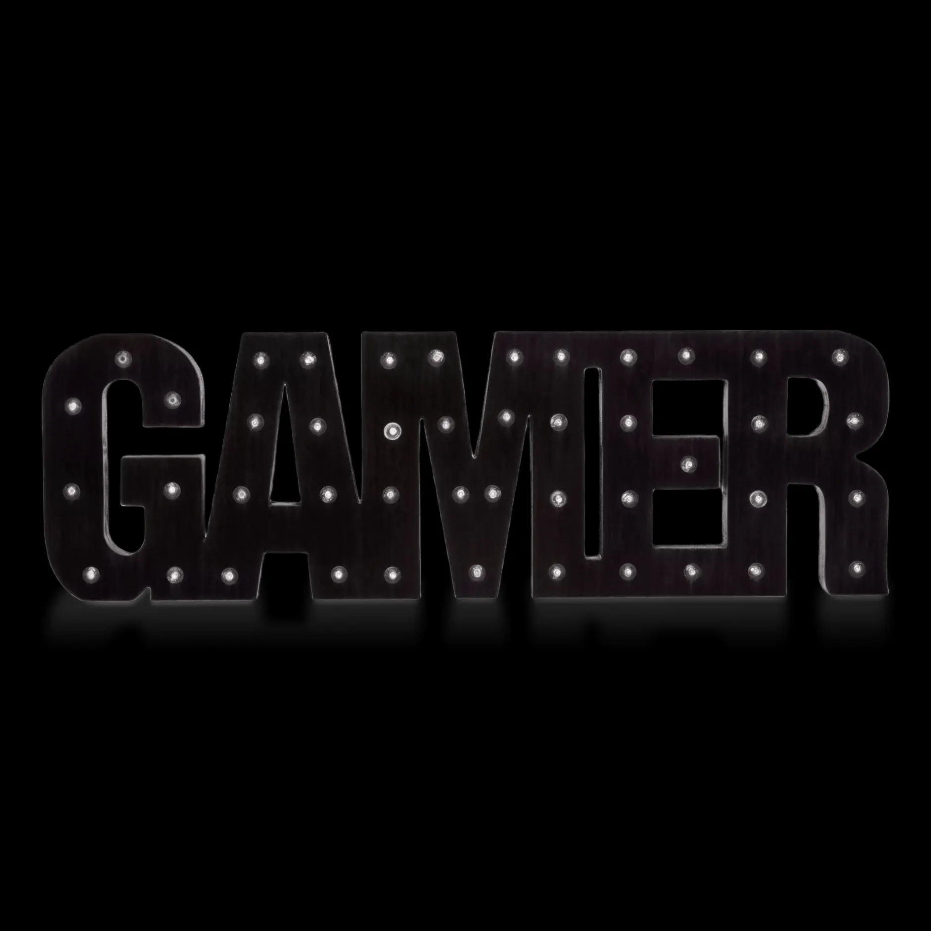 Sale LED Decorative Word Gamer Junior Decorative Accessories