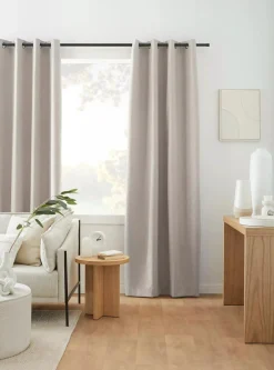 Best Light Beige Dion Blackout Curtain Sheer Curtains & Window Sheer Panels|Blackout Window Curtains