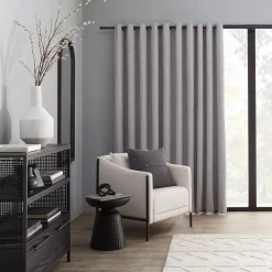 Sale Light Grey Chita Blackout Curtain Sheer Curtains & Window Sheer Panels|Blackout Window Curtains