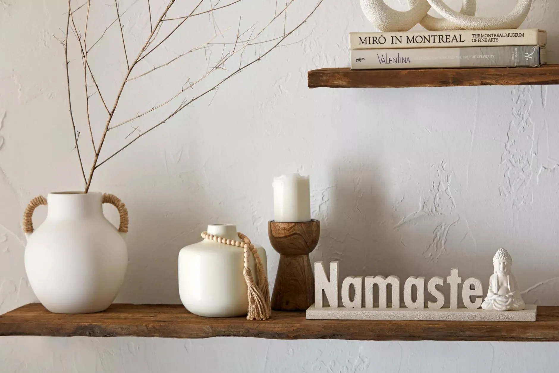 Clearance Mango Wood Pillar Candle Holder Home Decorative Items & Objects|Candles & Candle Stick Holders