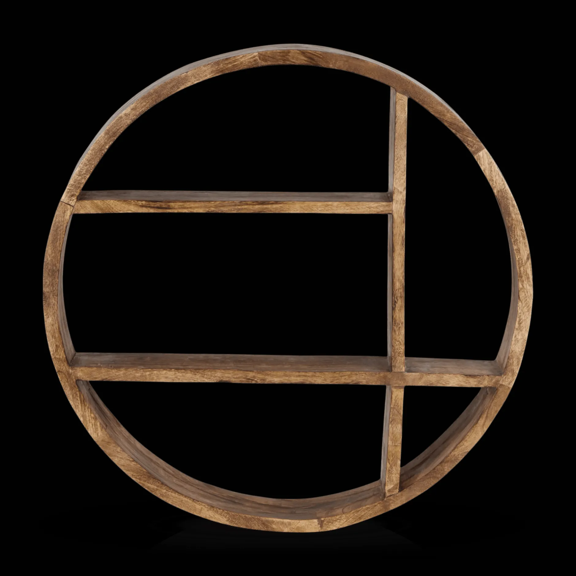 Outlet Mango Wood Shelf Wall Decorations