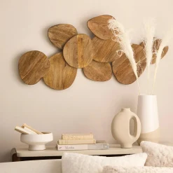 Online Mango Wood Triangles Wall Decor Wall Decorations