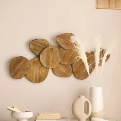 Online Mango Wood Triangles Wall Decor Wall Decorations