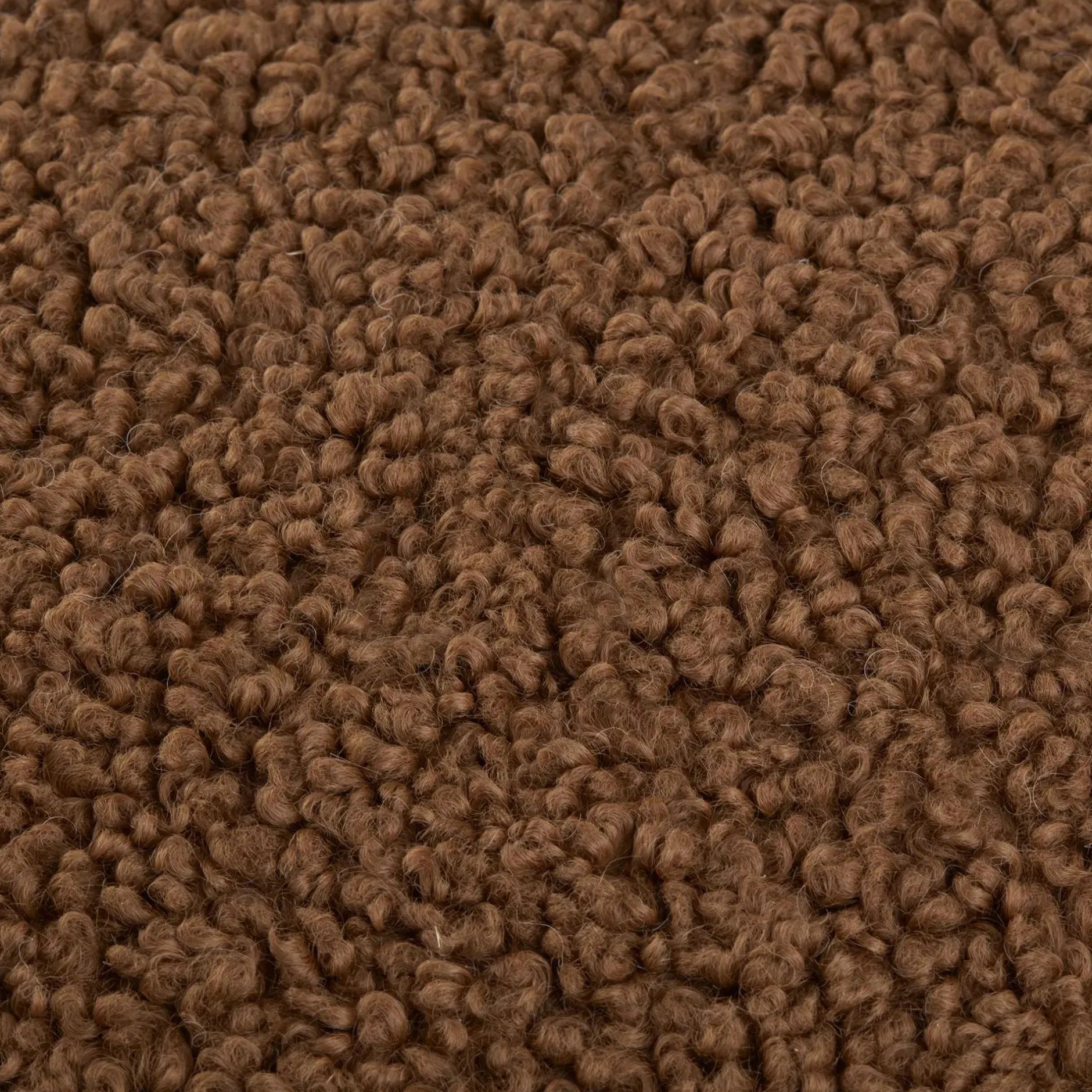 Sale Medium Brown Doodle Boucle Decorative Throw Pillow Decorative Throw Pillows