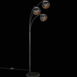 Clearance Metal Floor Lamp with 3 Metal Globes Floor Lamps