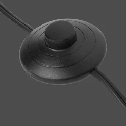 Outlet Metal Floor Lamp with Black Shade Floor Lamps