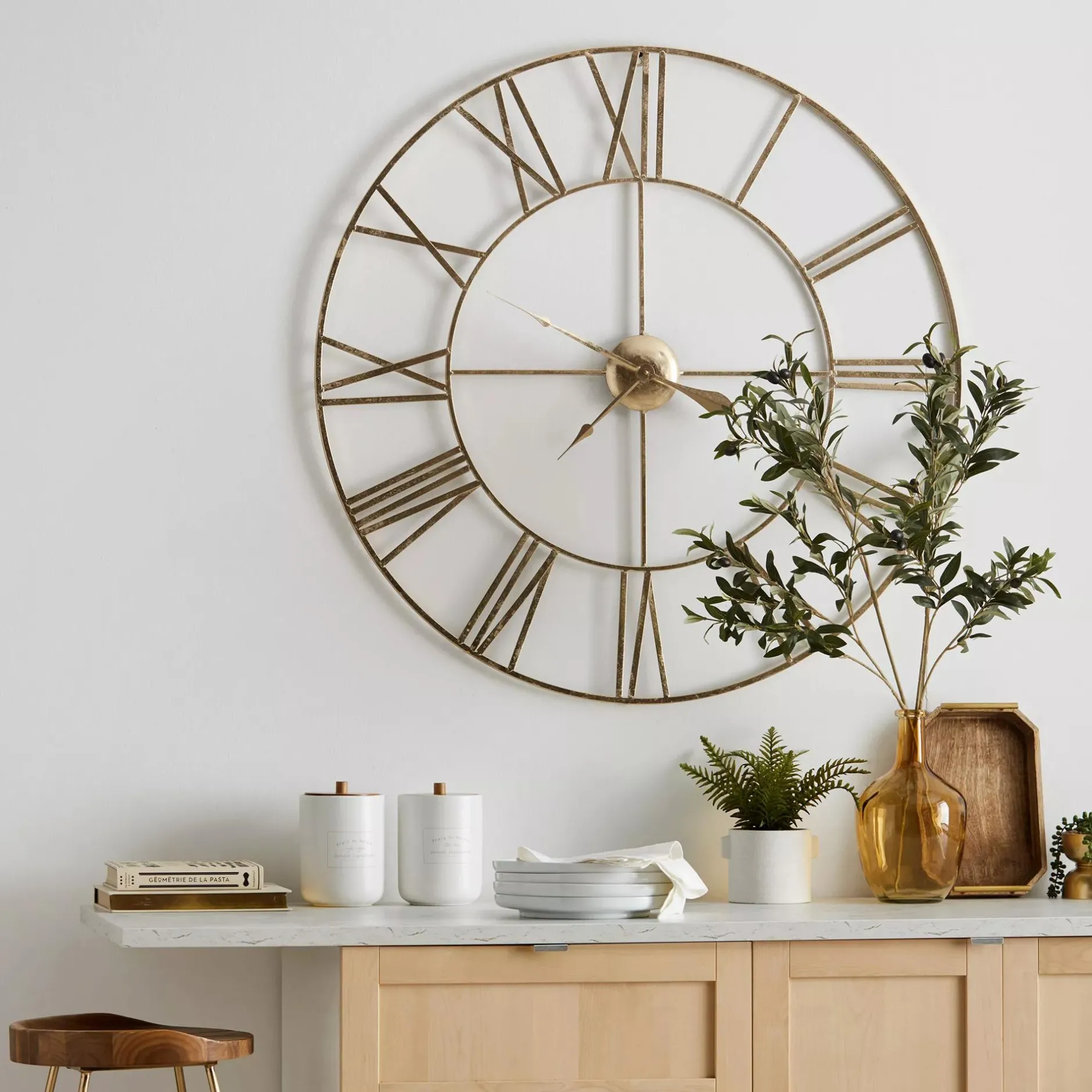 New Metal Wall Clock Wall Decorations