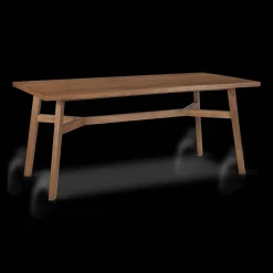 Outlet Mid-Century Modern Mango Wood Dining Table Furniture Accessories|Dining Tables & Kitchen Tables