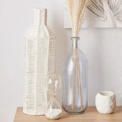 Discount 30-Minute Decorative Hourglass with White Sand 7 x 20 cm. Home Decorative Items & Objects