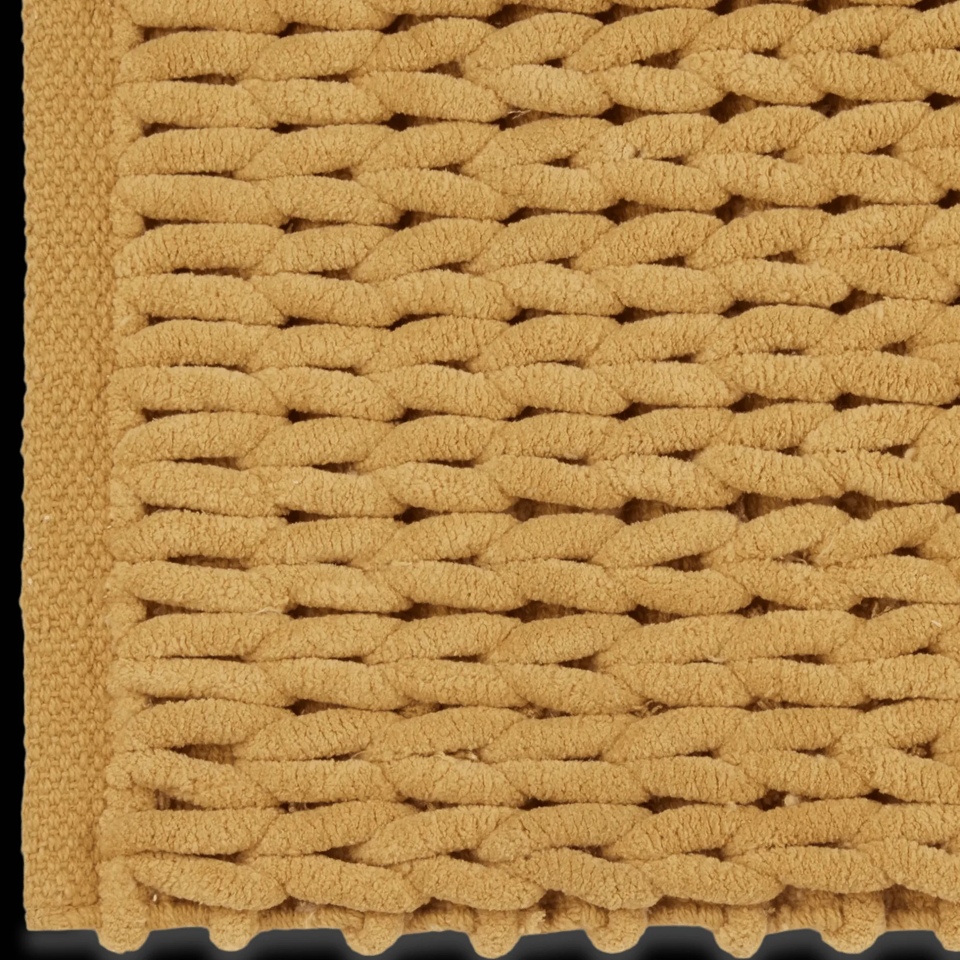 Discount Mustard Braided Bath Mat Bath Mats
