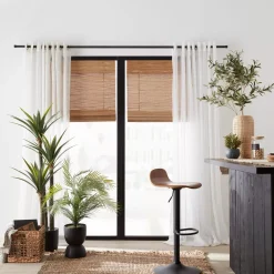 Online Natural & Black Cordless Bali Shade Window Blinds & Shades