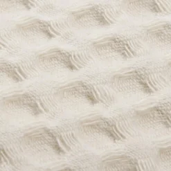 Best Natural Kristia Decorative Waffle Pillow Decorative Throw Pillows