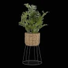 Best Natural Rattan Planter on Metal Legs Artificial Plants