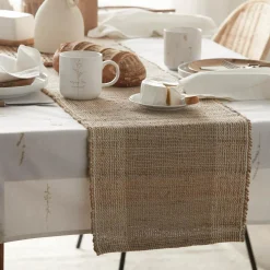 Outlet Natural Table Runner Dinnerware|Tablecloths & Placemats